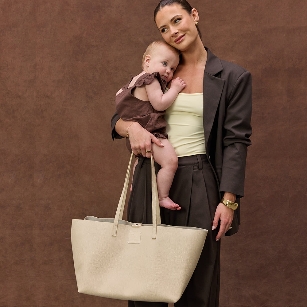 Almond Luxe Duo Baby Bag