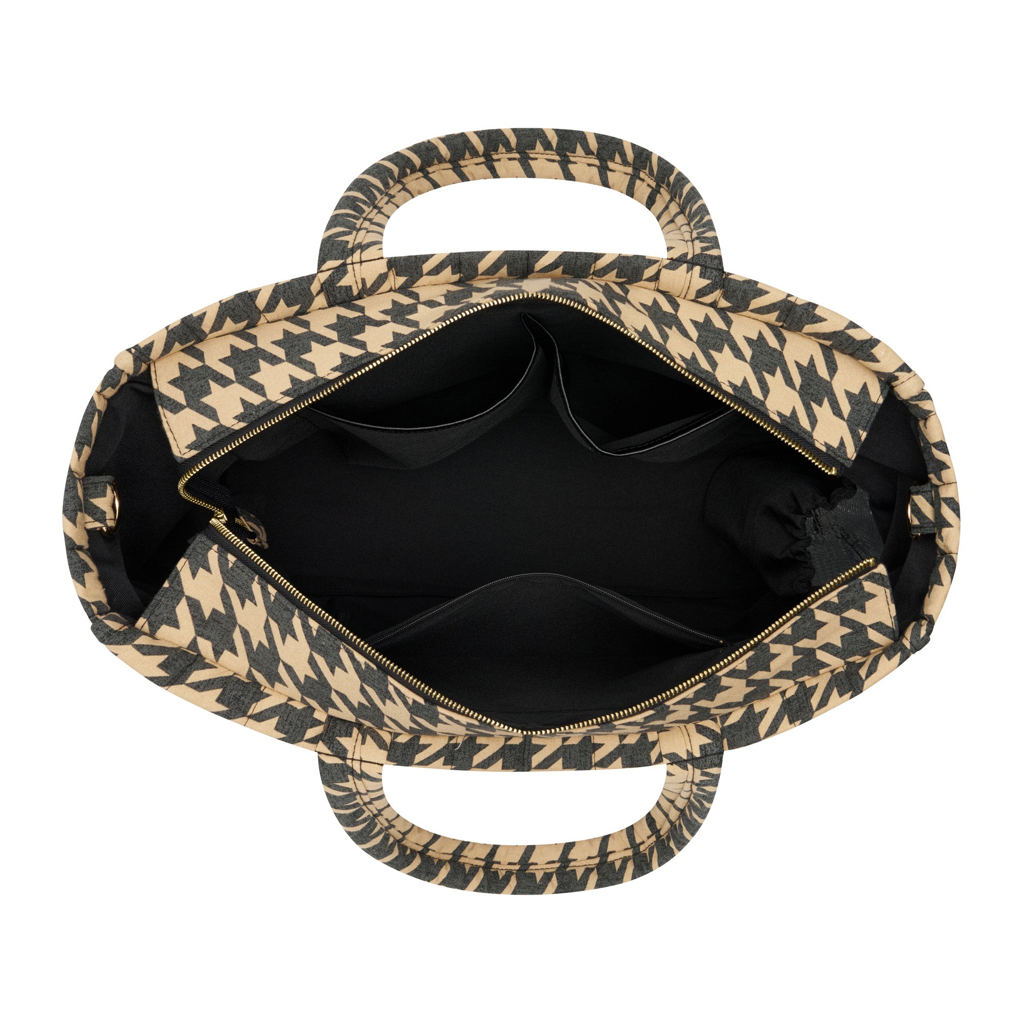 Black Houndstooth Muse Baby Bag