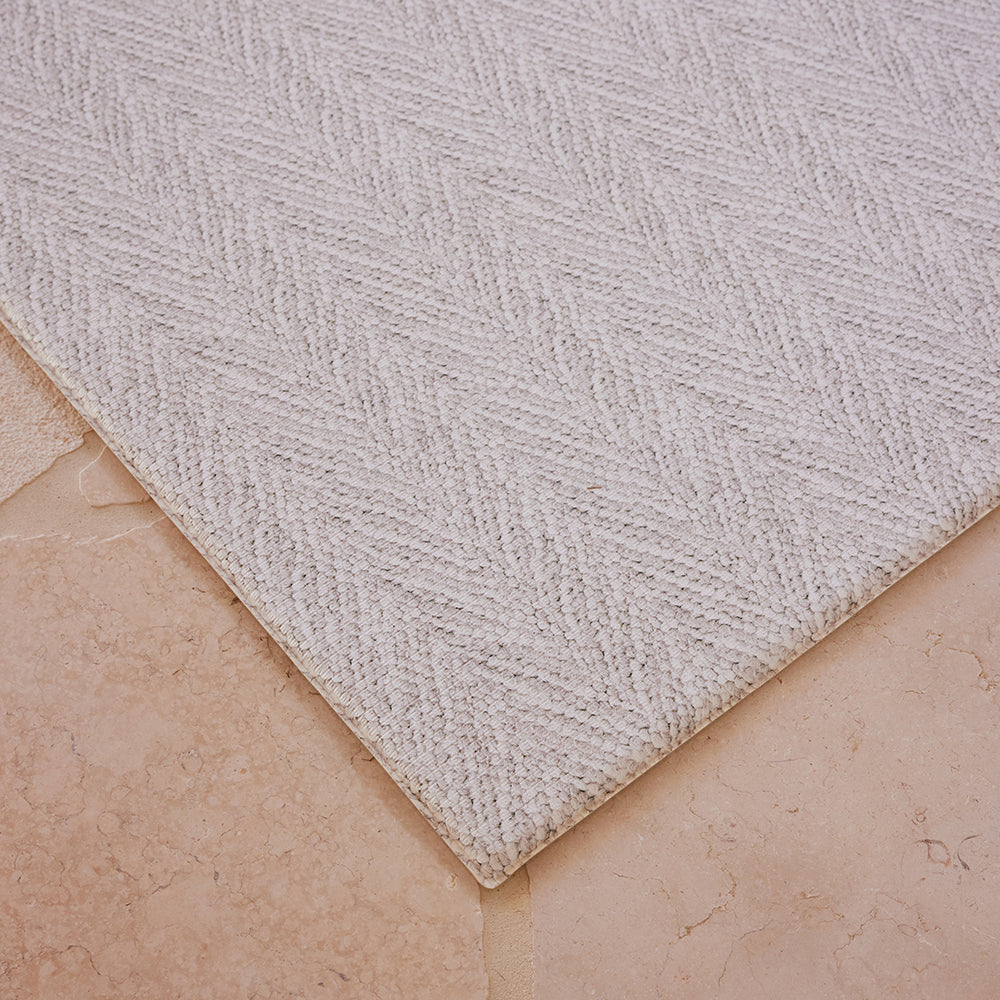 Large Foam Play Mat - Travertine/Herringbone