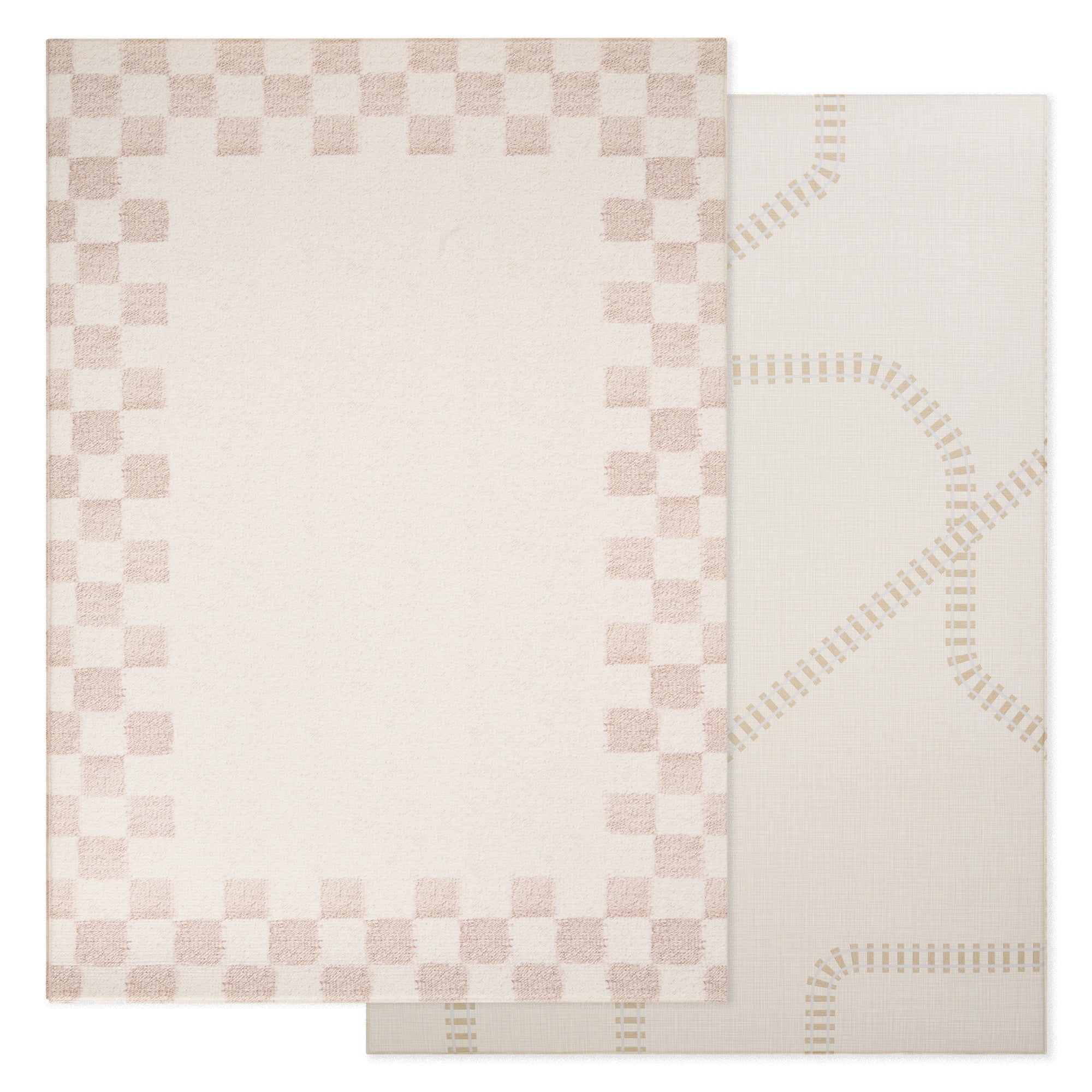 Large Foam Play Mat - Honey Border/Rail