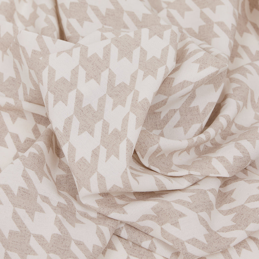 Houndstooth Linen Baby Blanket