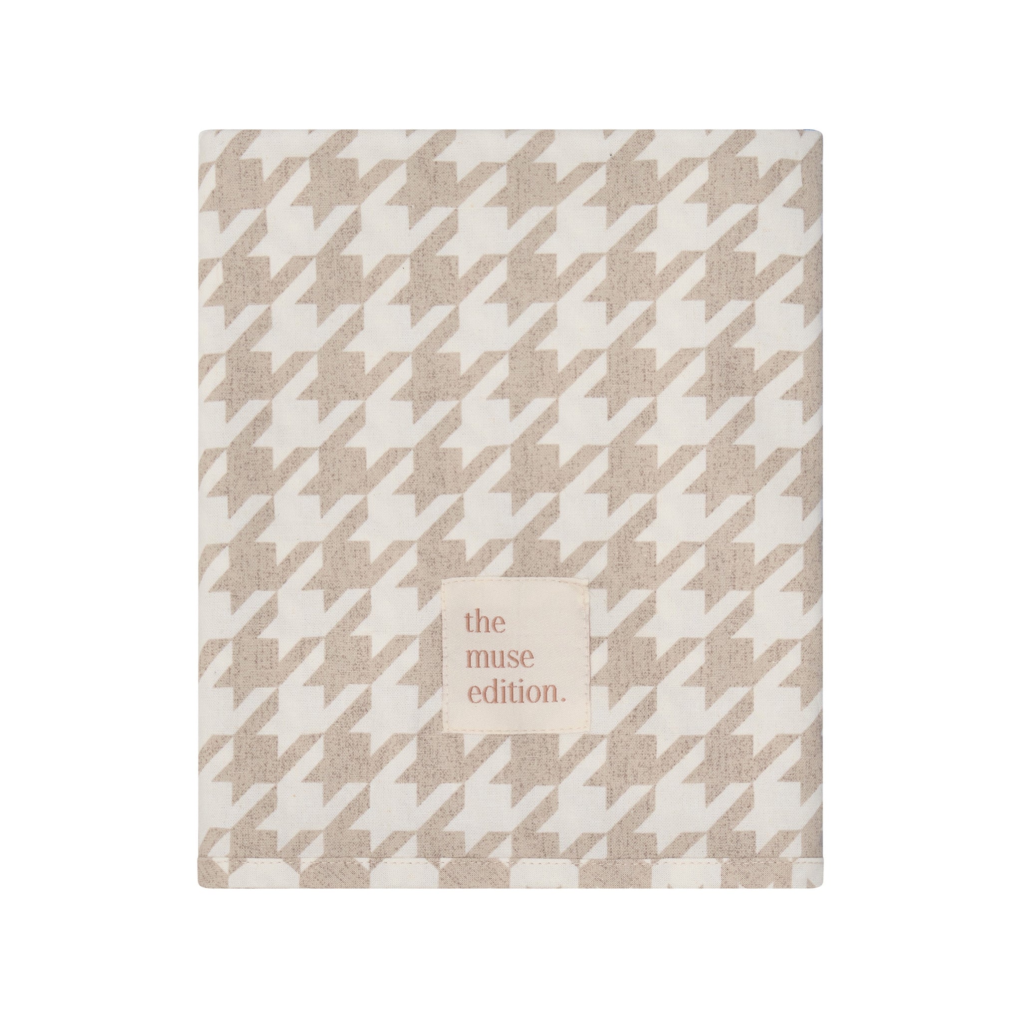 Houndstooth Linen Baby Blanket