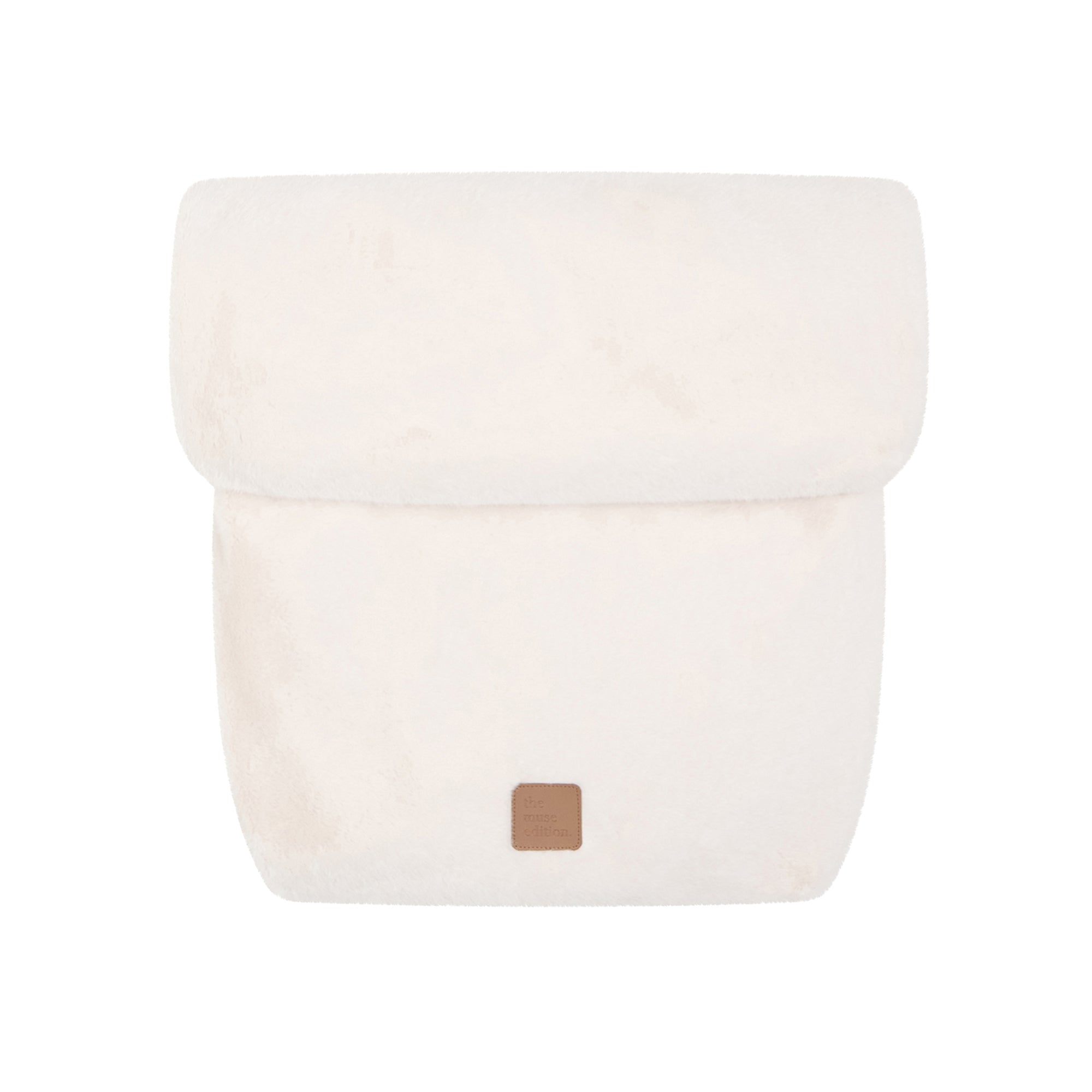Natural Faux Fur Winter Pram Cosy Insert