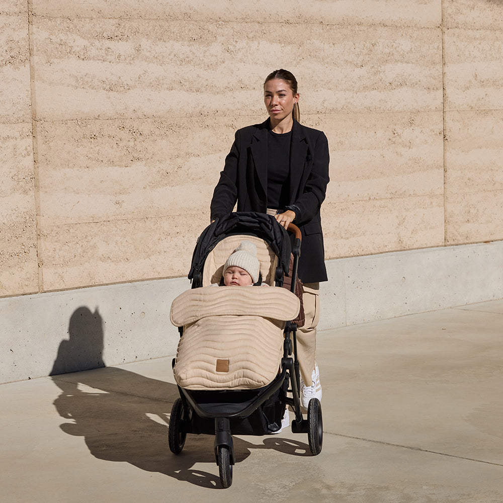 Natural Linen Pram Cosy