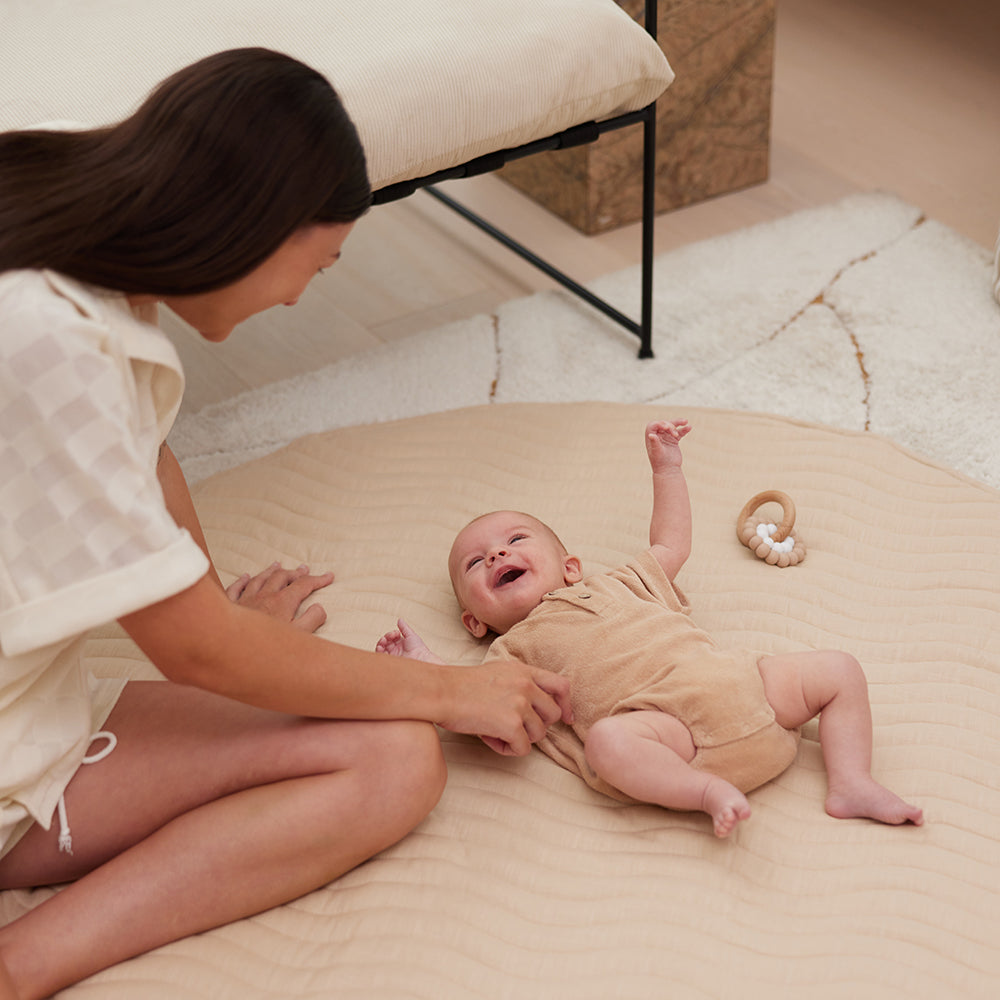 Natural Linen Baby Play Mat