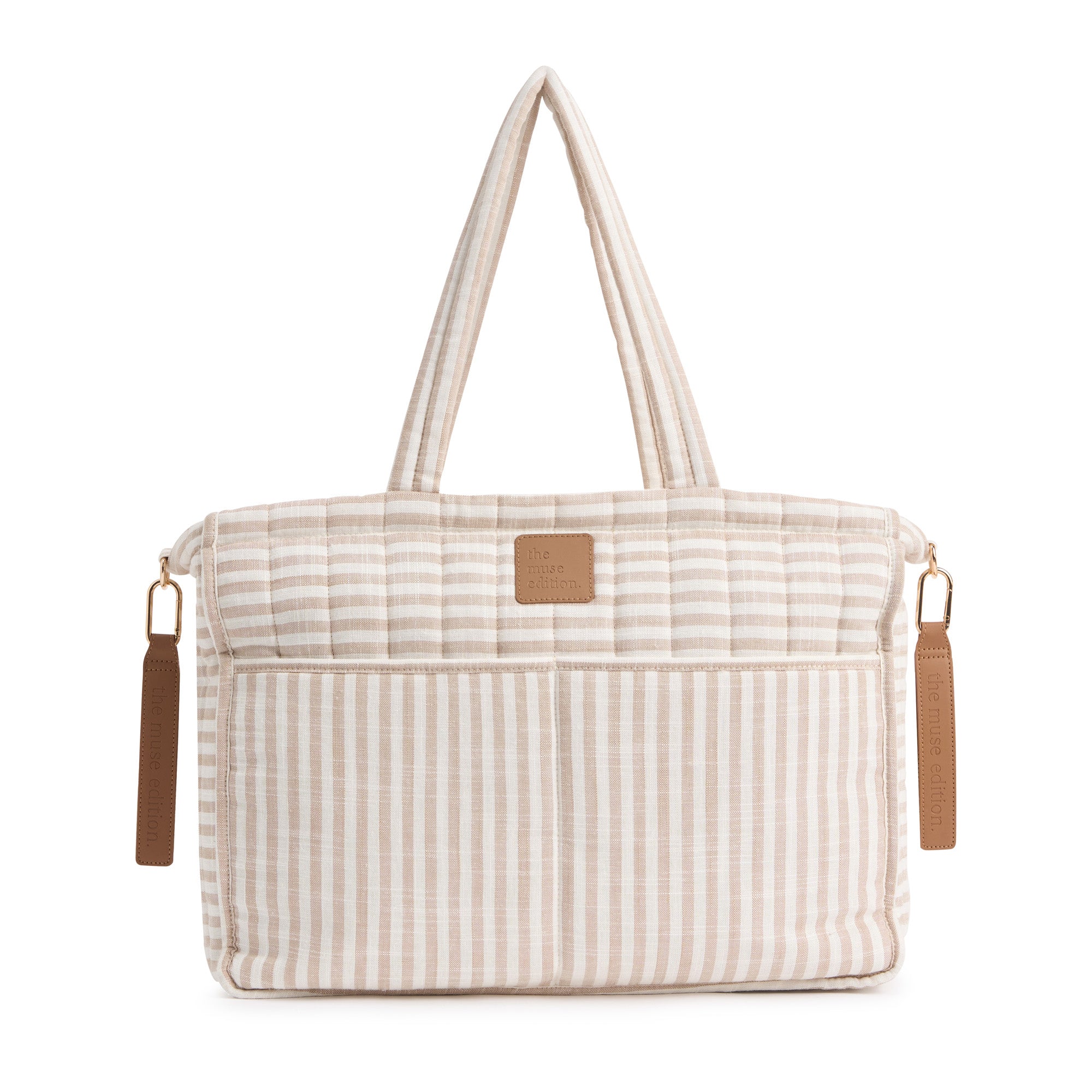 Natural Stripe Muse Baby Bag