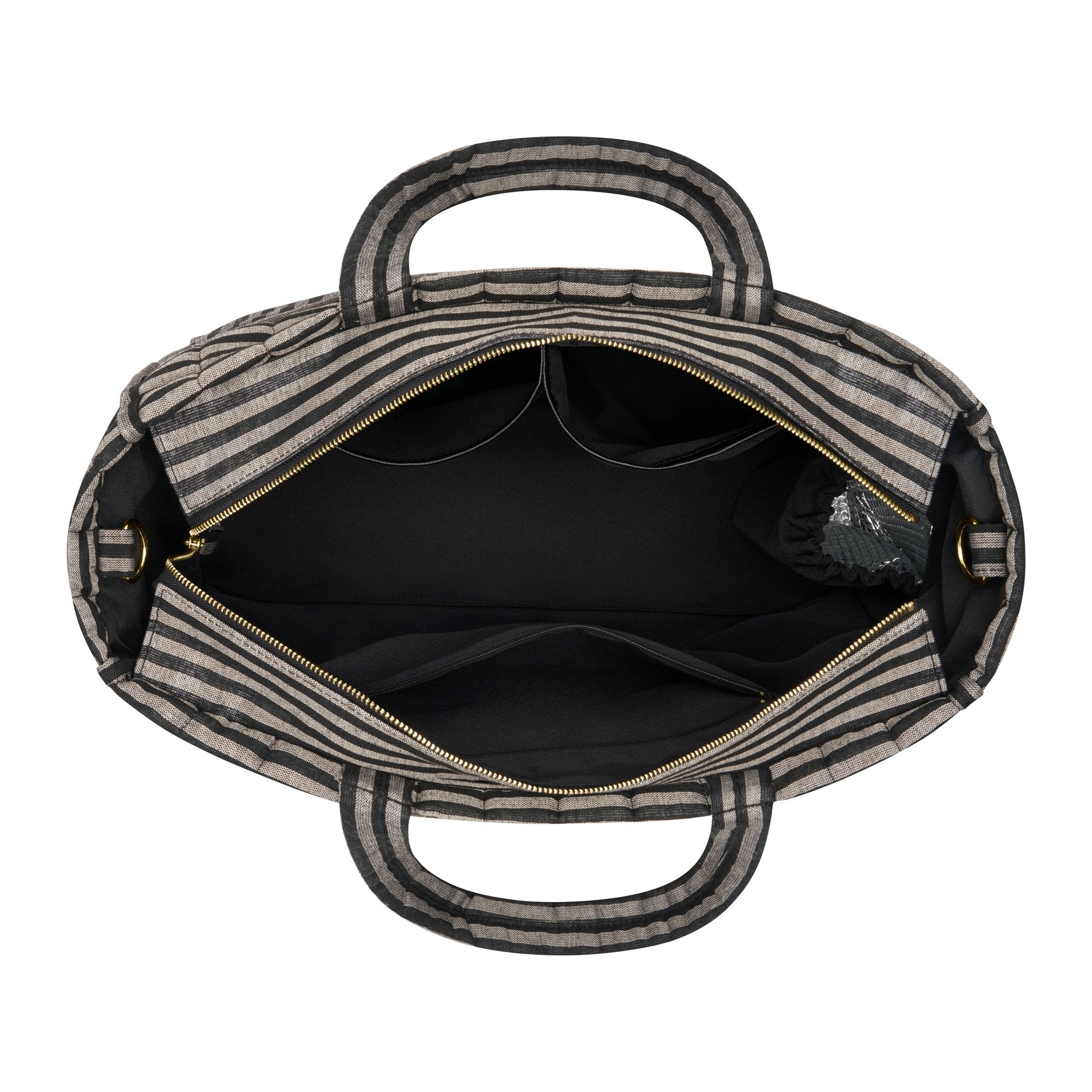 Noir Stripe Muse Baby Bag