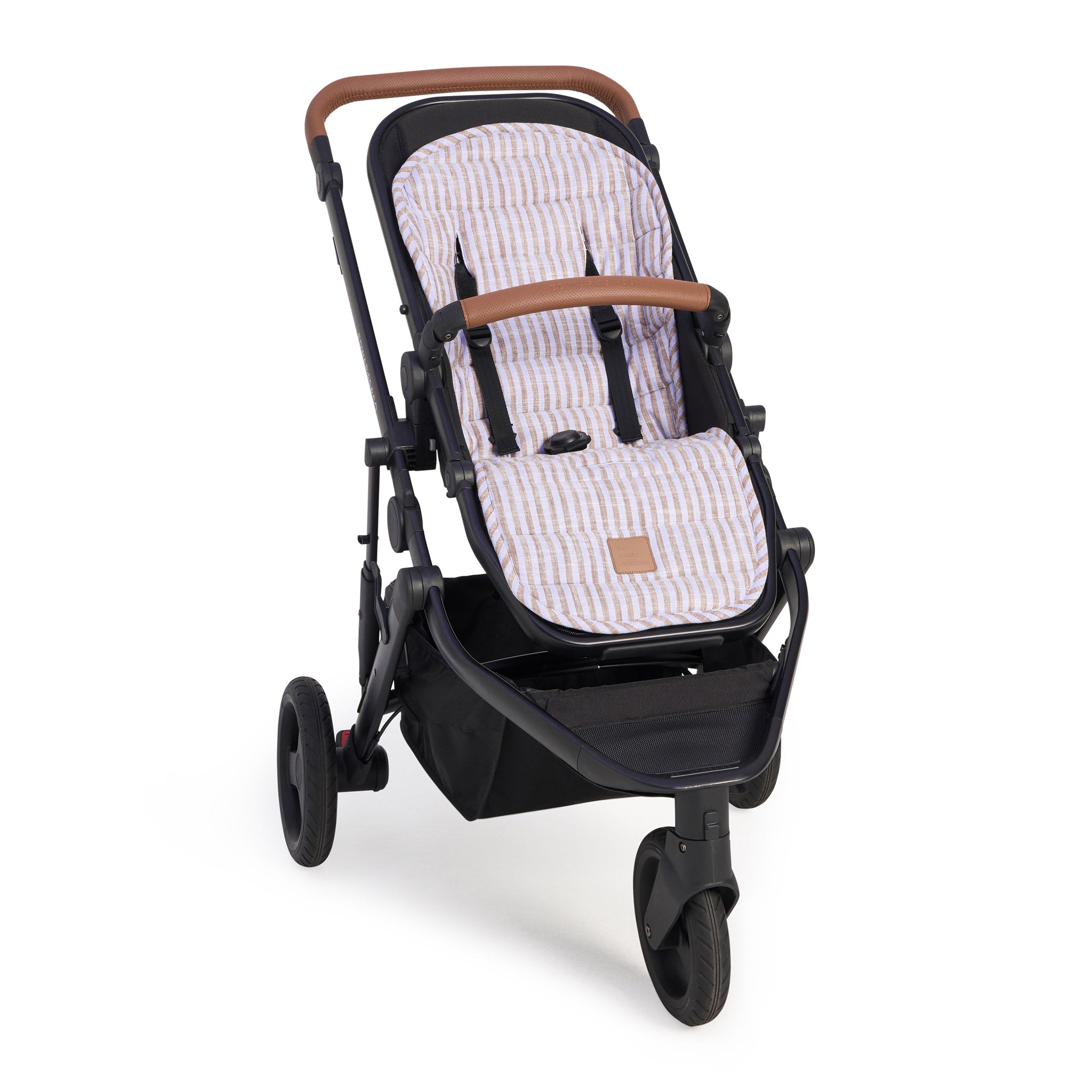 Sorano Stripe Universal Linen Pram Liner