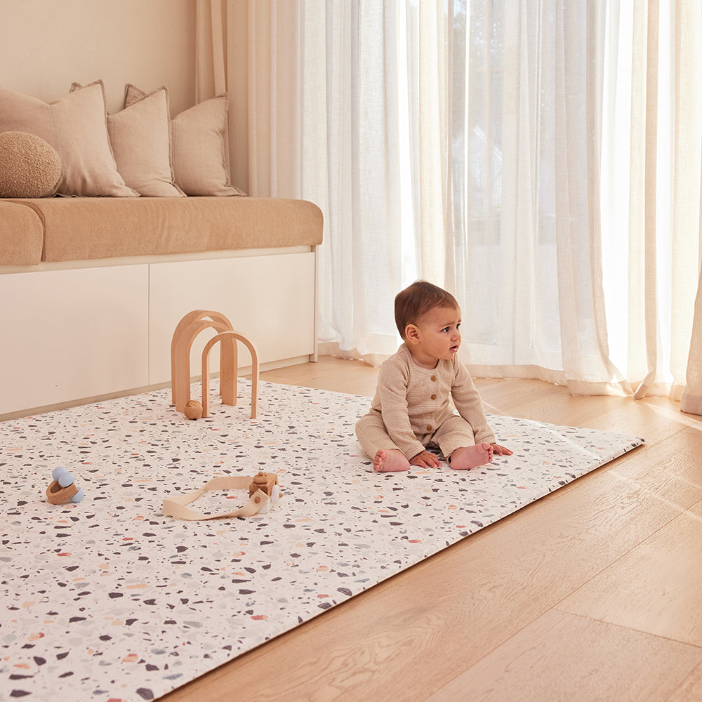 Large Foam Play Mat Terrazzo/Weave - Main Image