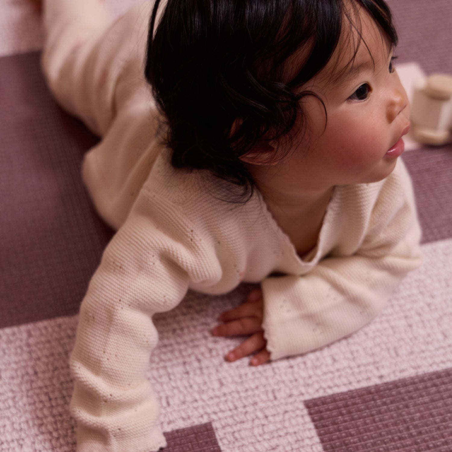 Large Foam Play Mat - Berry Check/Arch