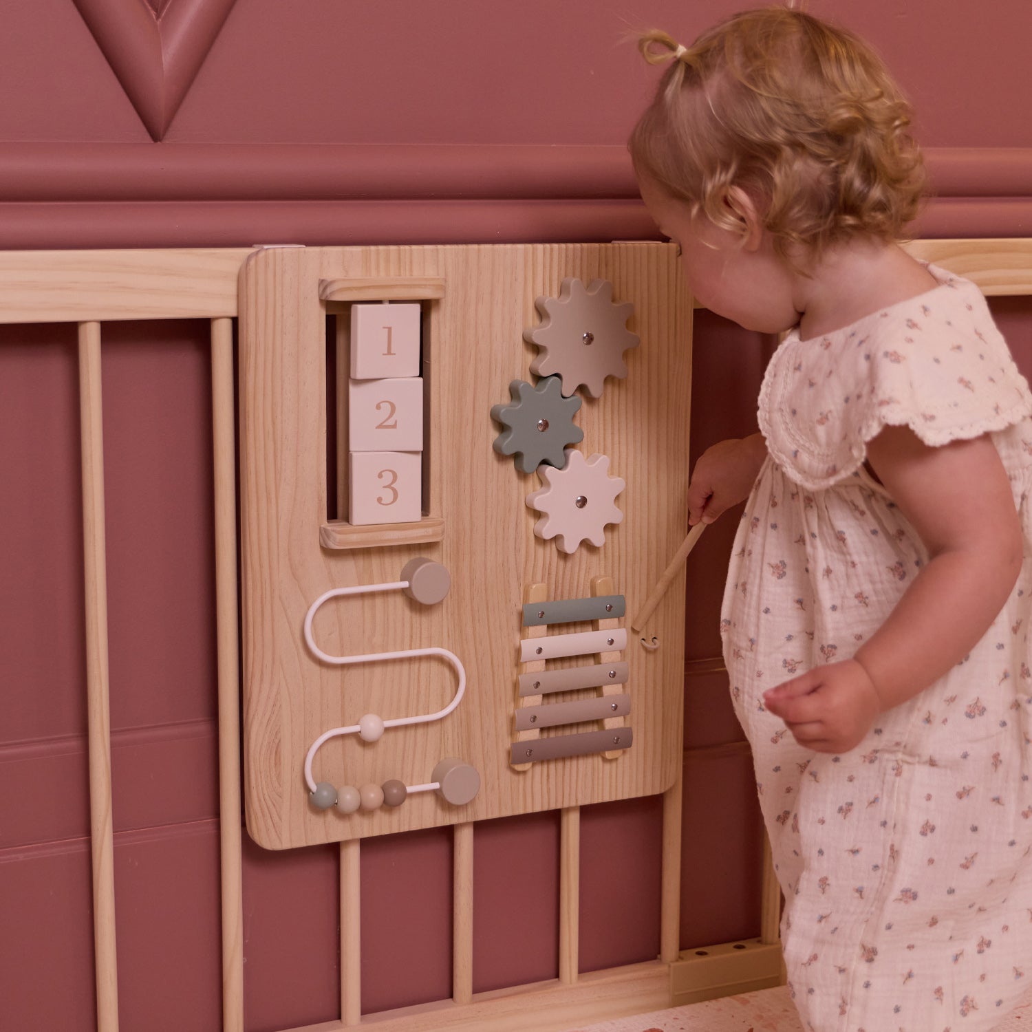 Wooden Montessori Busy Board
