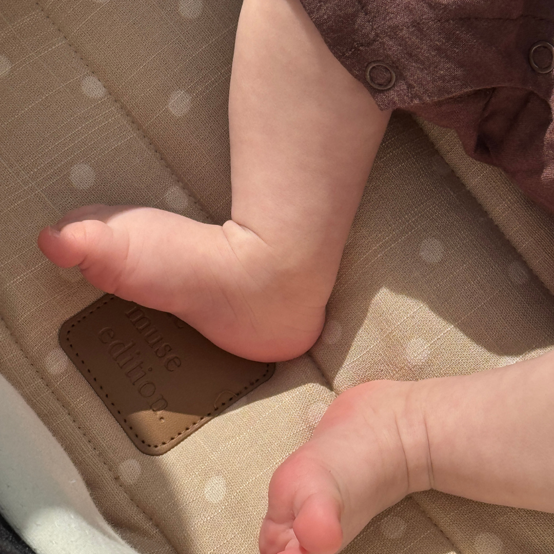 Natural Spot Universal Linen Bassinet Liner