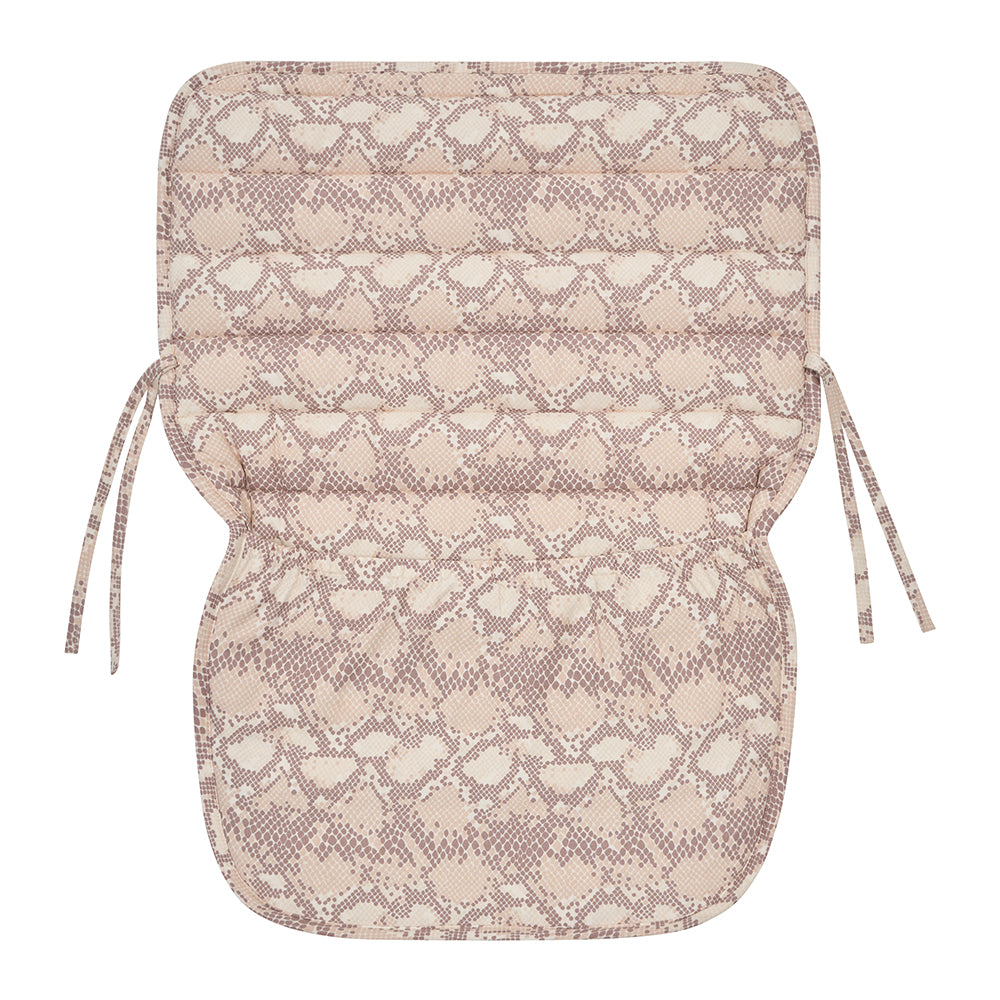 Almond Snake Linen Pram Cosy