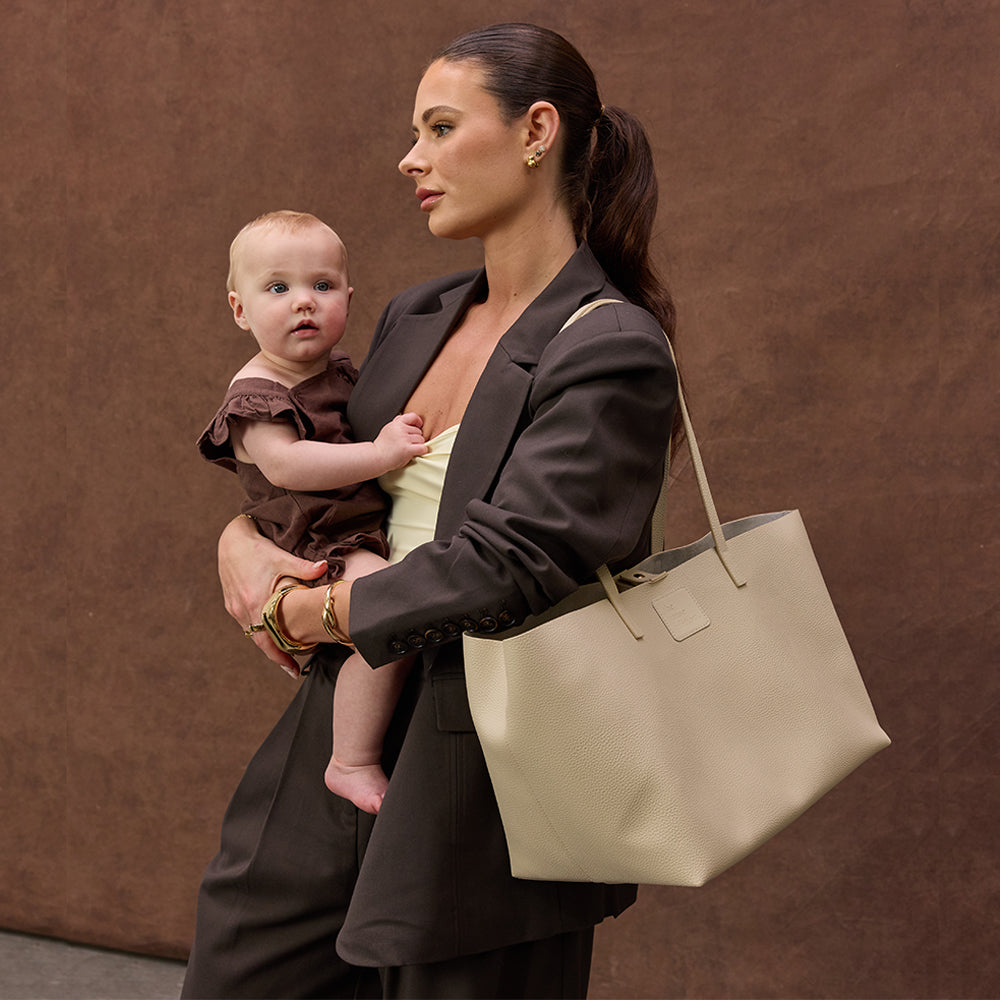 Almond Luxe Duo Baby Bag