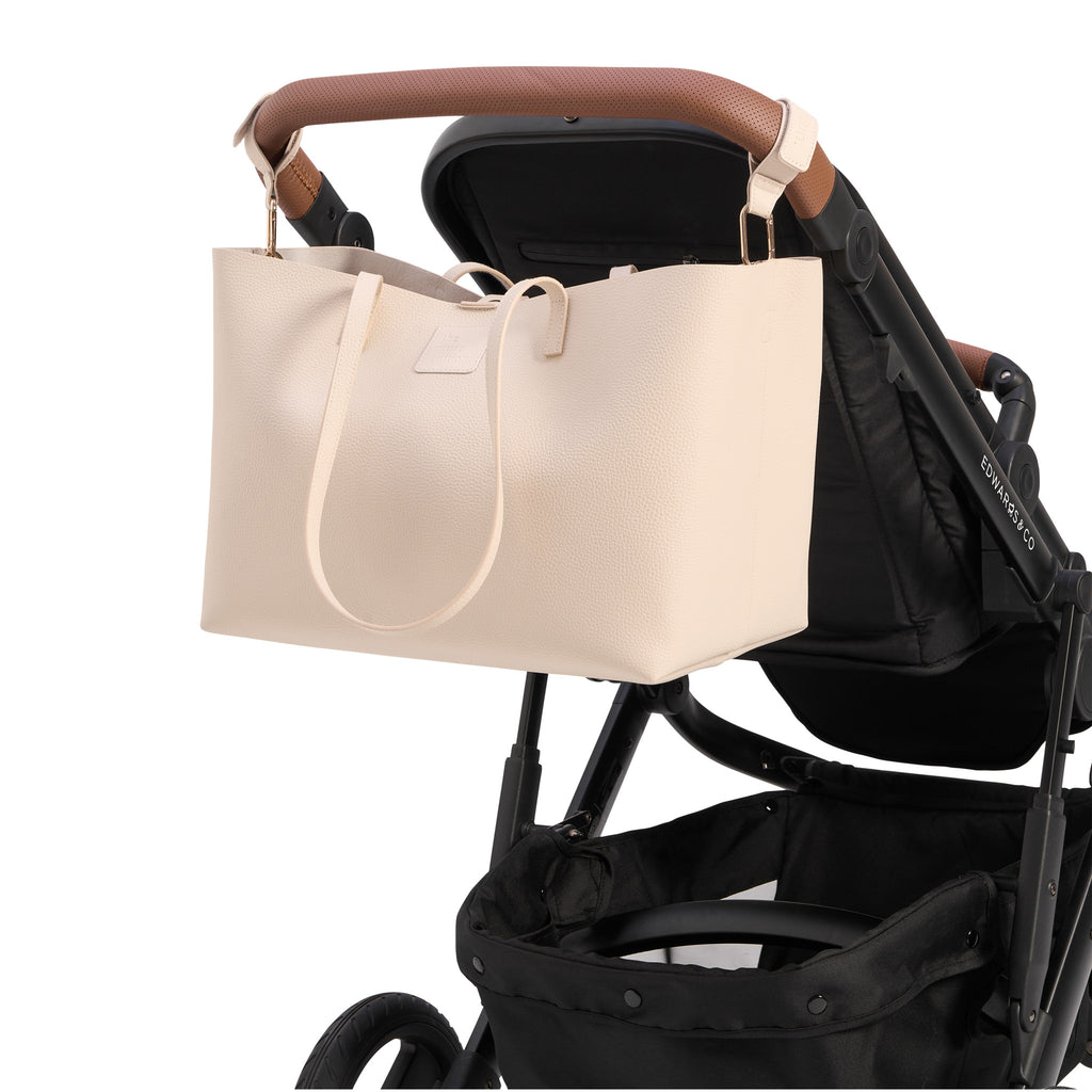 Almond Luxe Duo Convertible Bag
