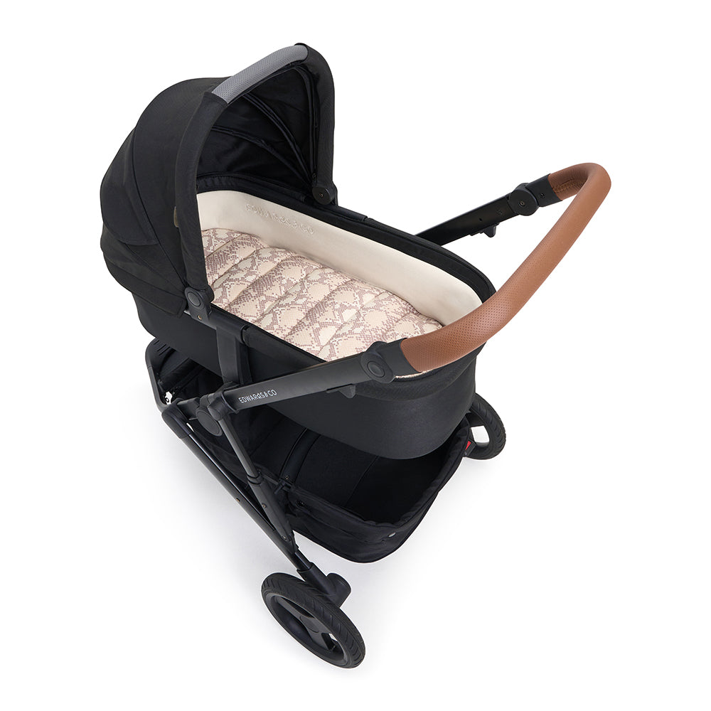 Almond Snake Universal Linen Bassinet Liner