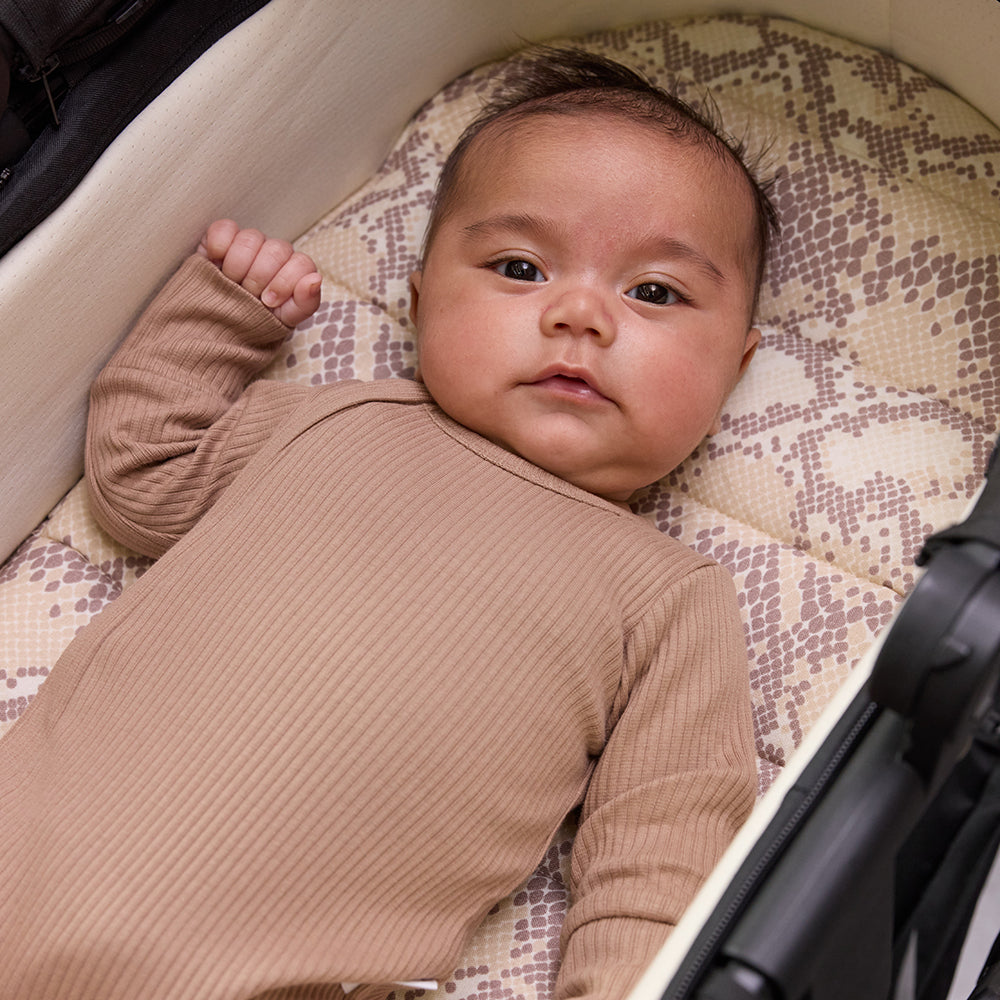 Almond Snake Universal Linen Bassinet Liner