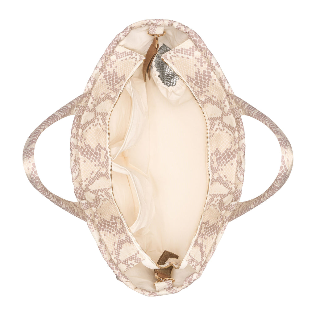 Almond Snake Stripe Muse Baby Bag