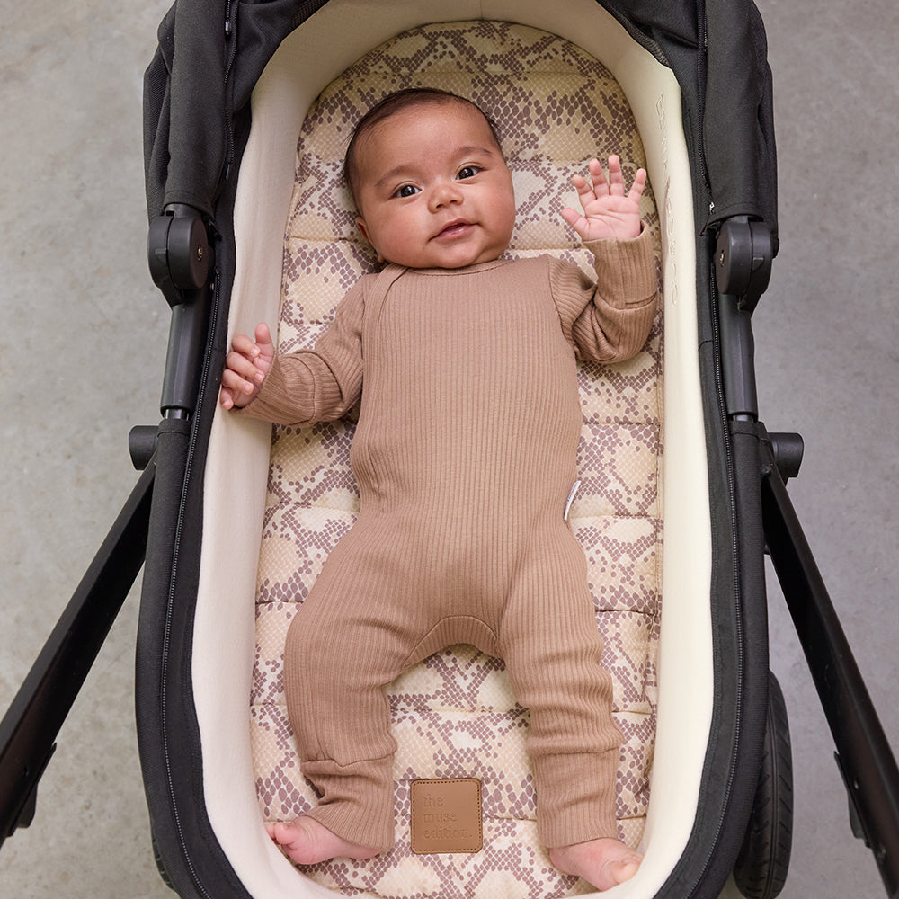 Almond Snake Universal Linen Bassinet Liner