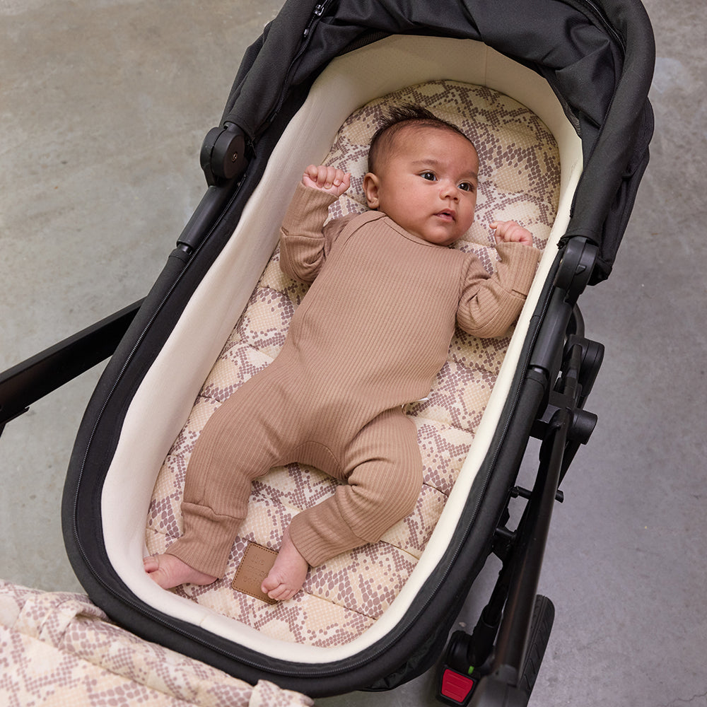 Almond Snake Universal Linen Bassinet Liner