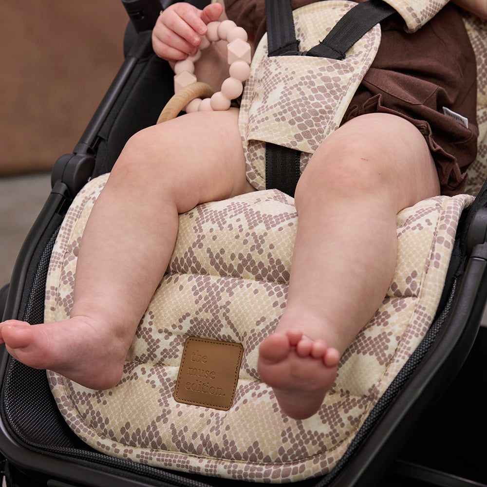 Almond Snake Universal Linen Pram Liner