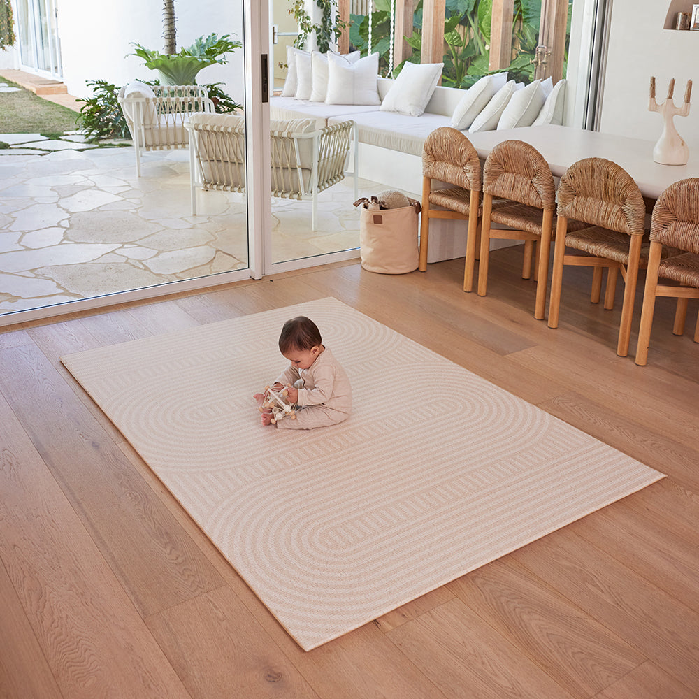 Large Foam Play Mat - Berry Check/Arch