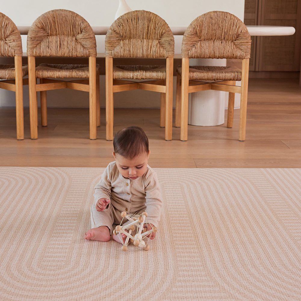 Large Foam Play Mat - Berry Check/Arch