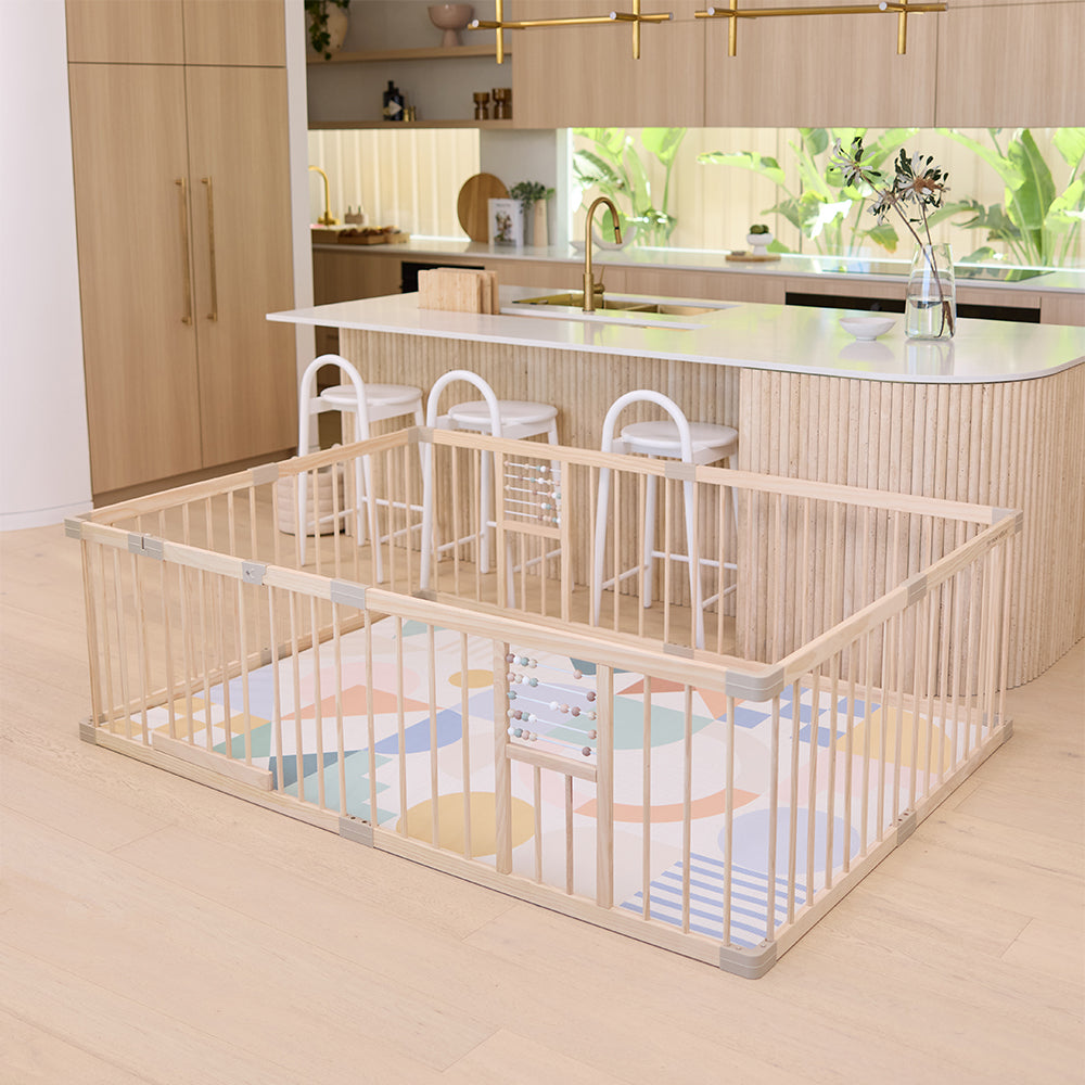 Play Space Bundle - Bauhaus/Weave & Natural Play Pen
