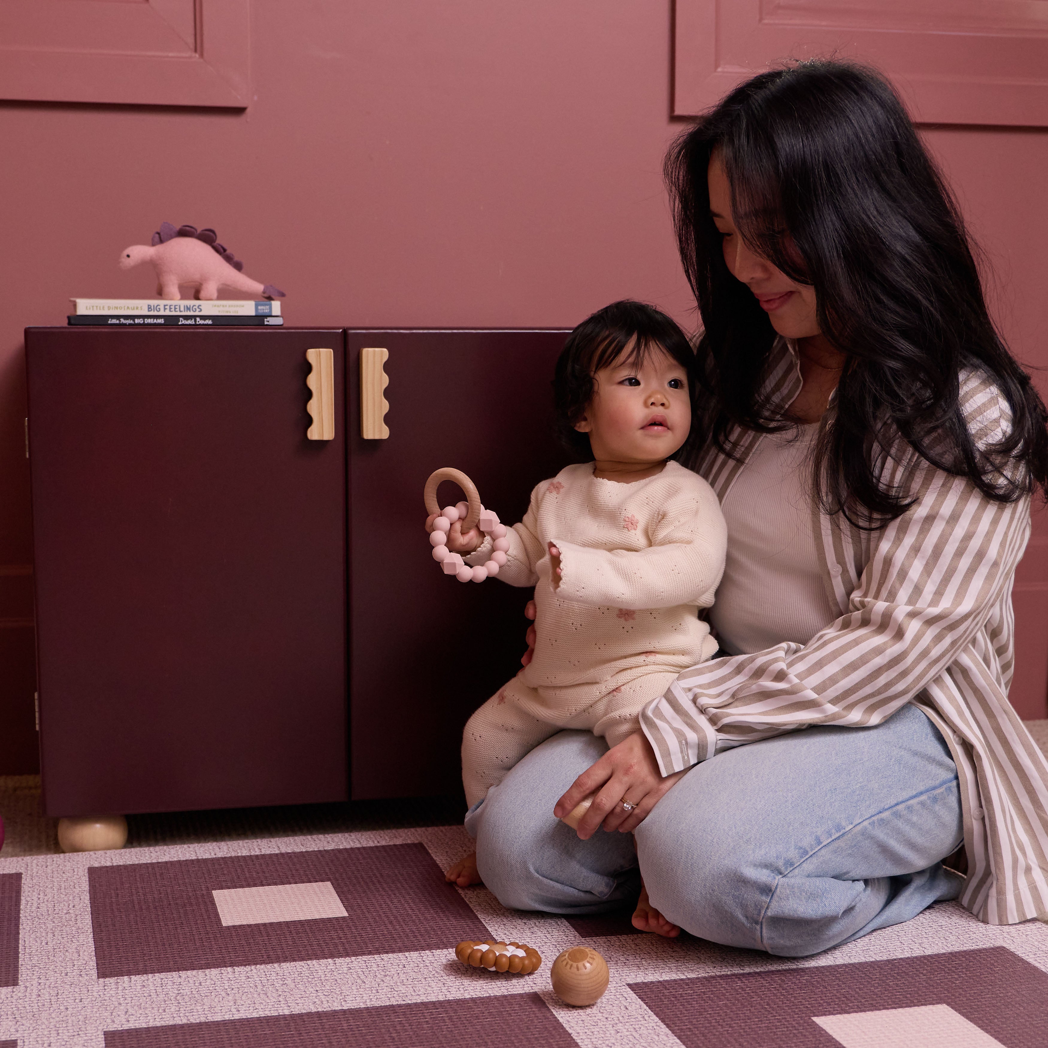 Berry Wooden Toy Storage Cabinet