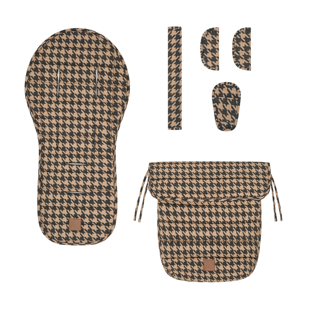Black Houndstooth Pram Bundle