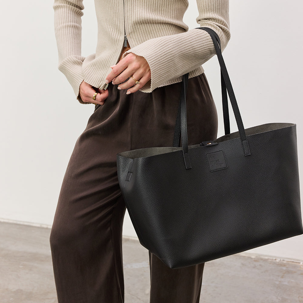 Noir Luxe Duo Convertible Bag