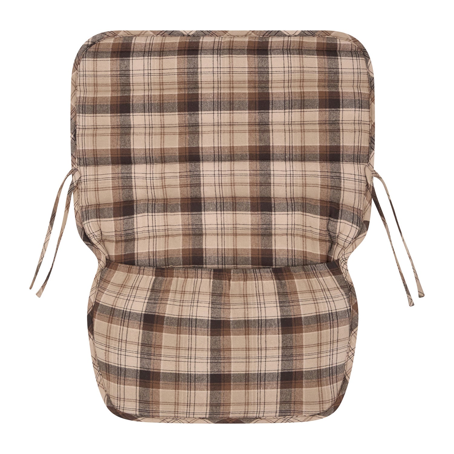 Chocolate Check Pram Cosy