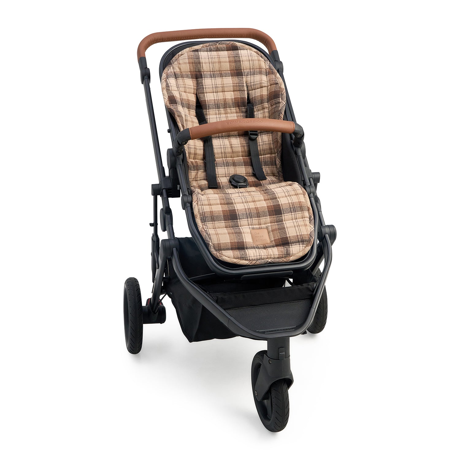 Chocolate Check Universal Pram Liner