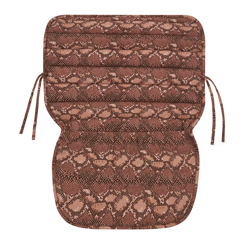 Cocoa Snake Linen Pram Cosy