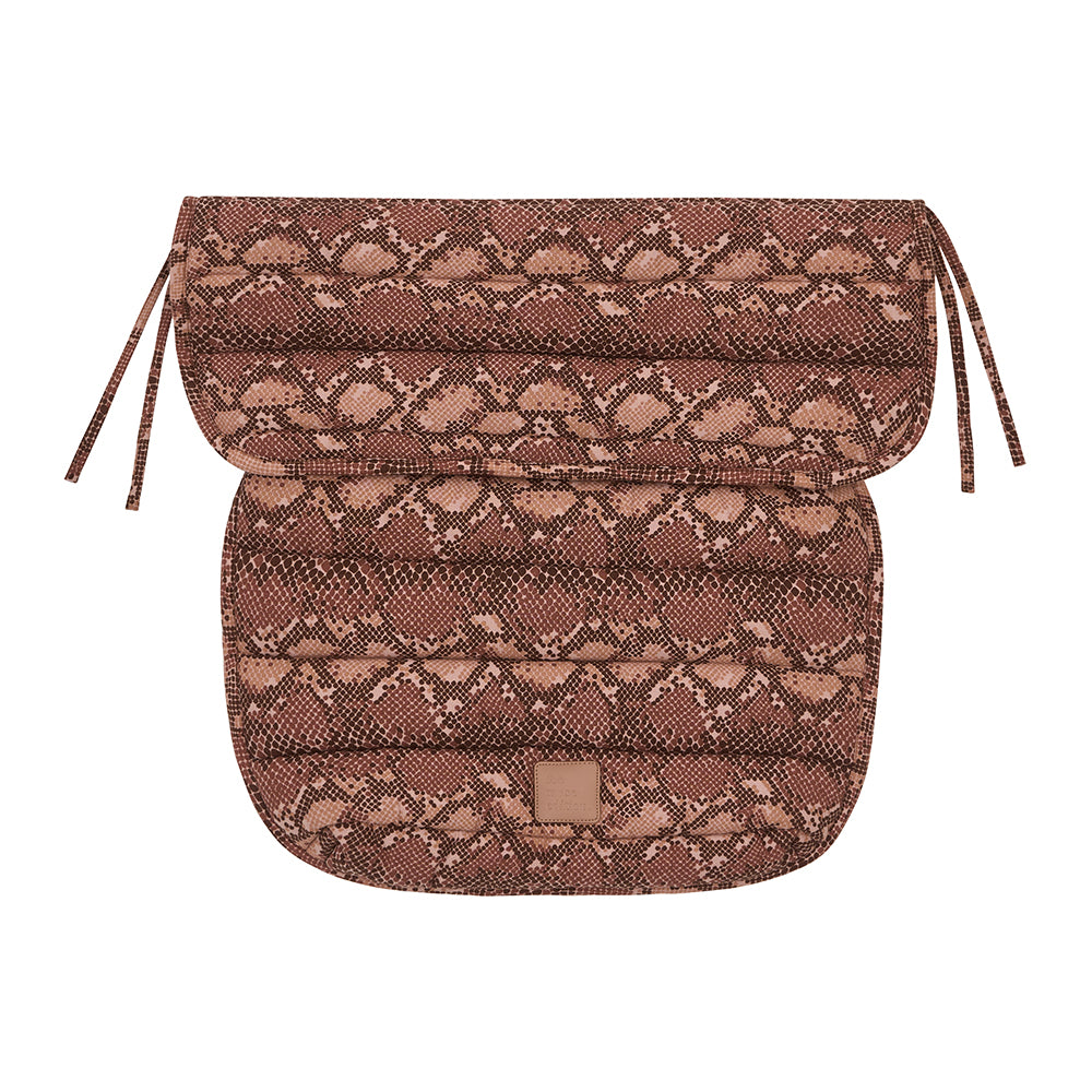Cocoa Snake Linen Pram Cosy