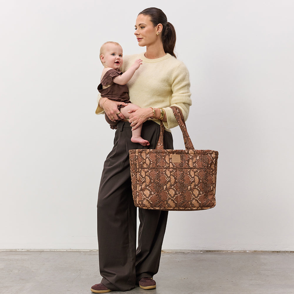 Cocoa Snake Muse Baby Bag