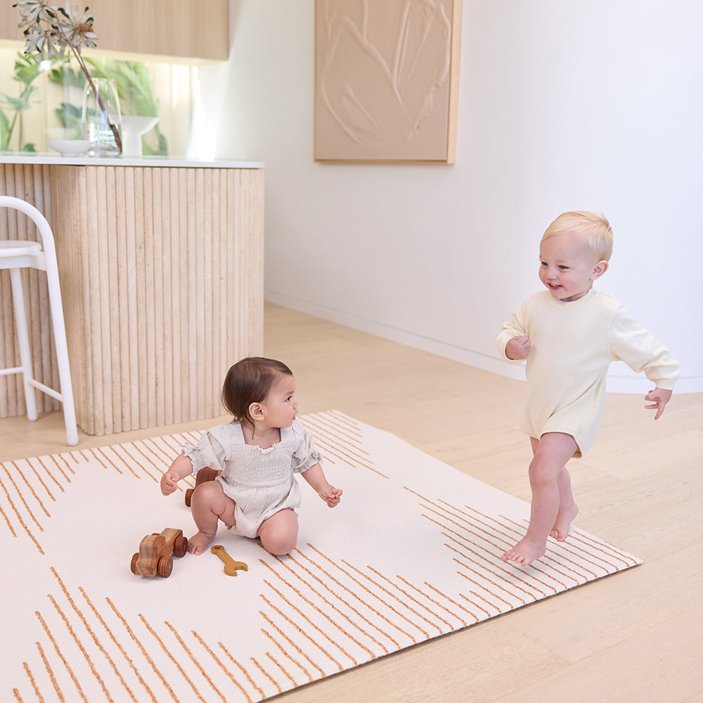 Large Foam Play Mat - Jute/Echo