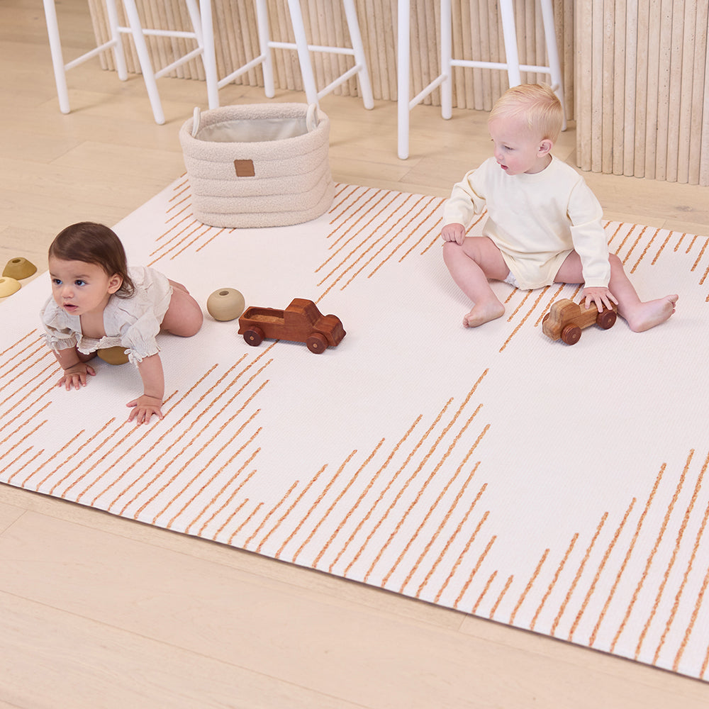 Large Foam Play Mat - Jute/Echo