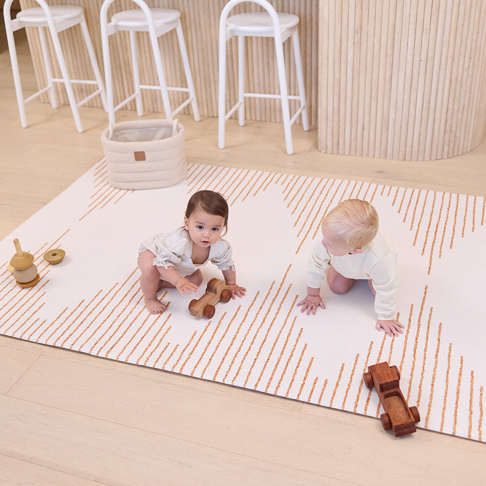 Large Foam Play Mat - Jute/Echo