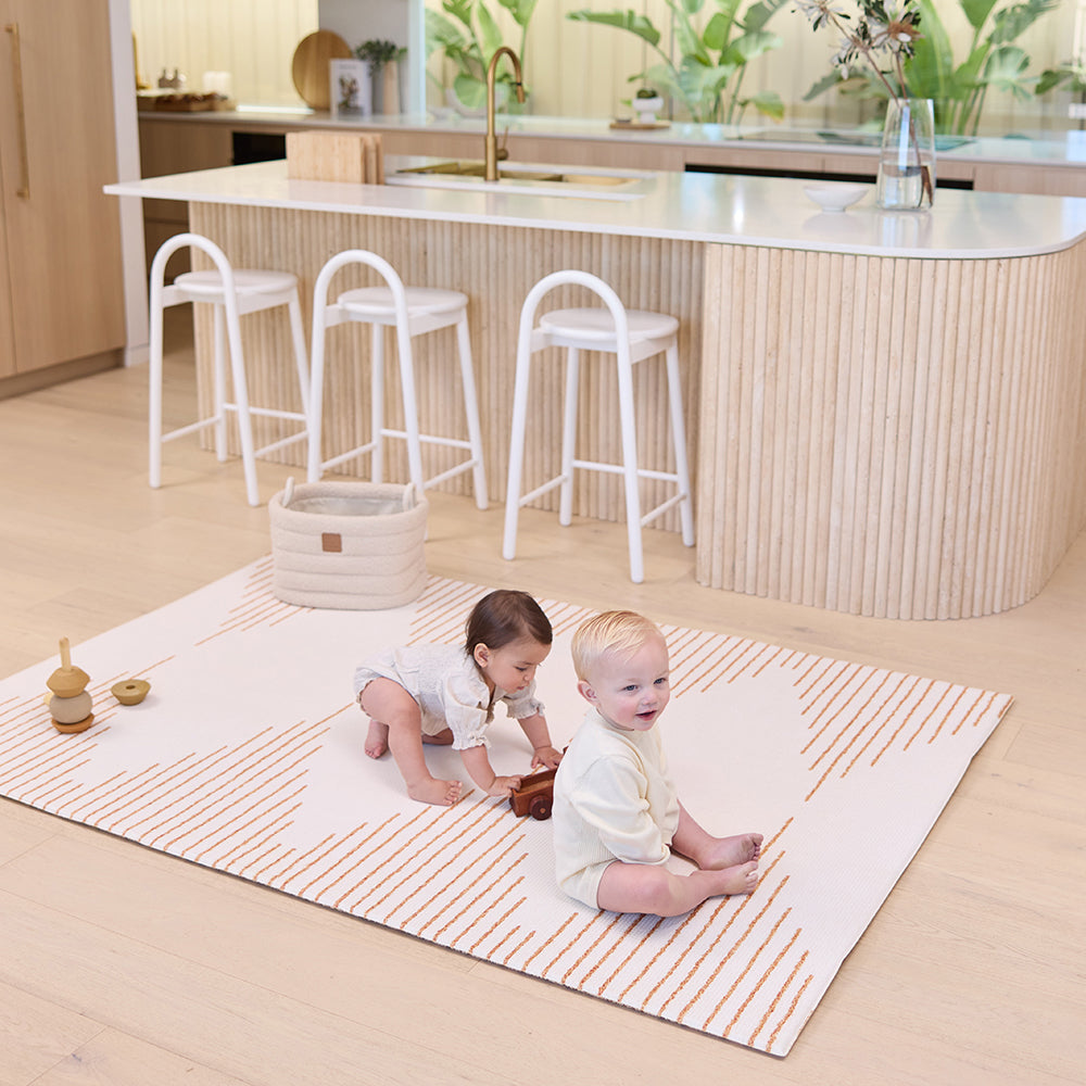 Large Foam Play Mat - Jute/Echo