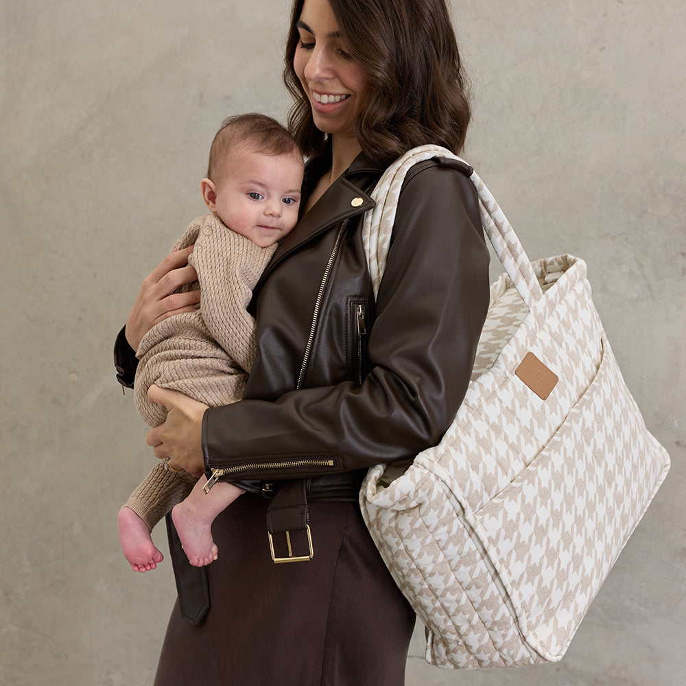 Houndstooth Muse Baby Bag