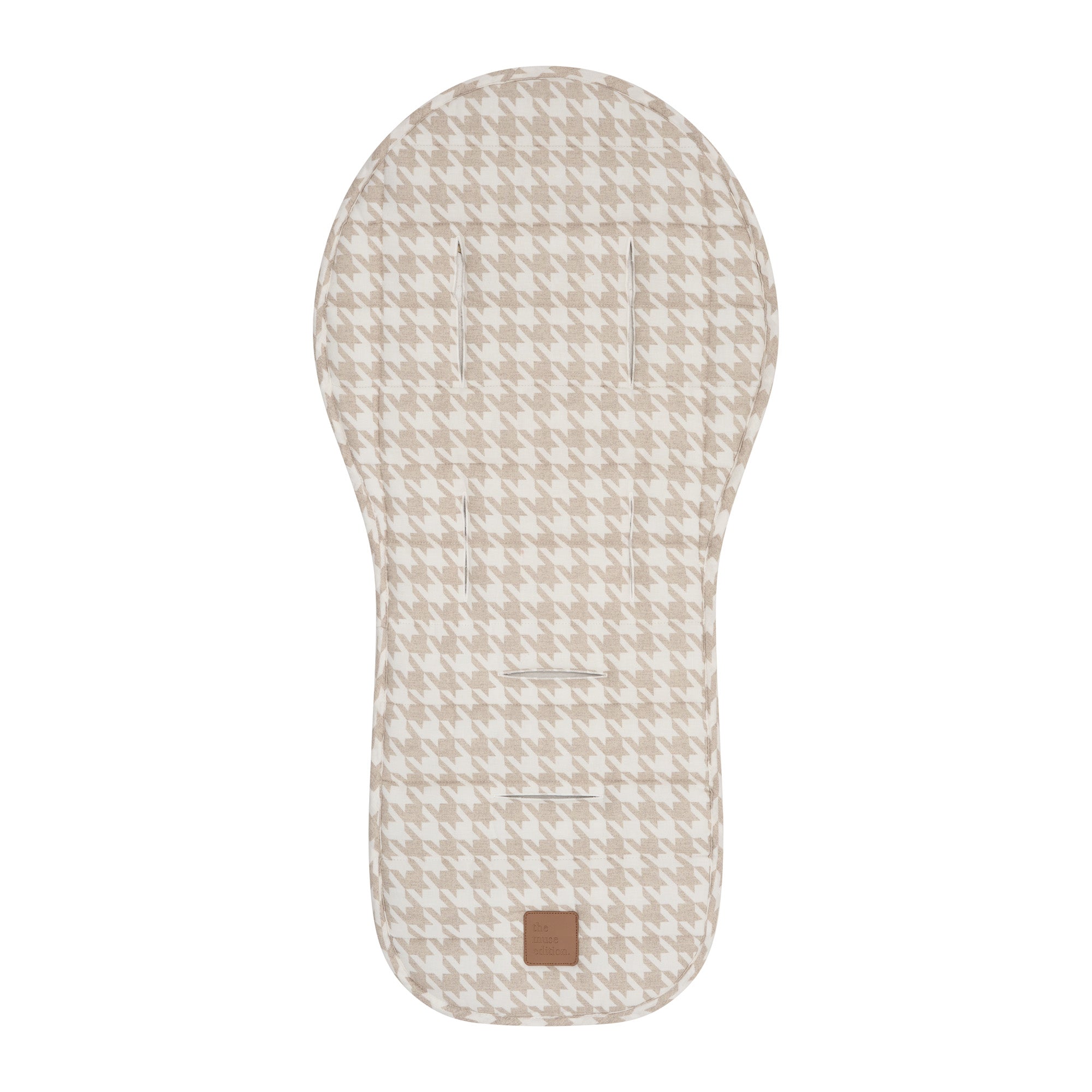 Houndstooth Universal Linen Pram Liner
