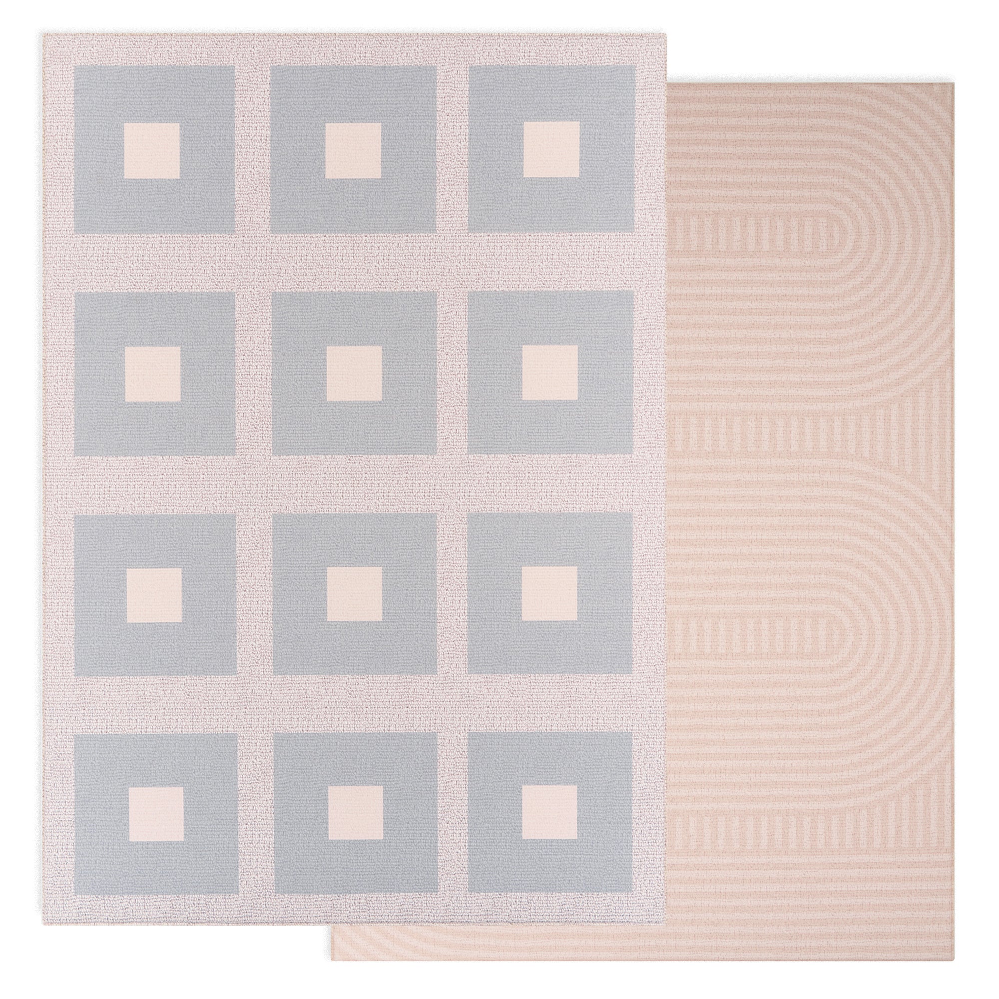 Large Foam Play Mat - Aloe Check/Arch