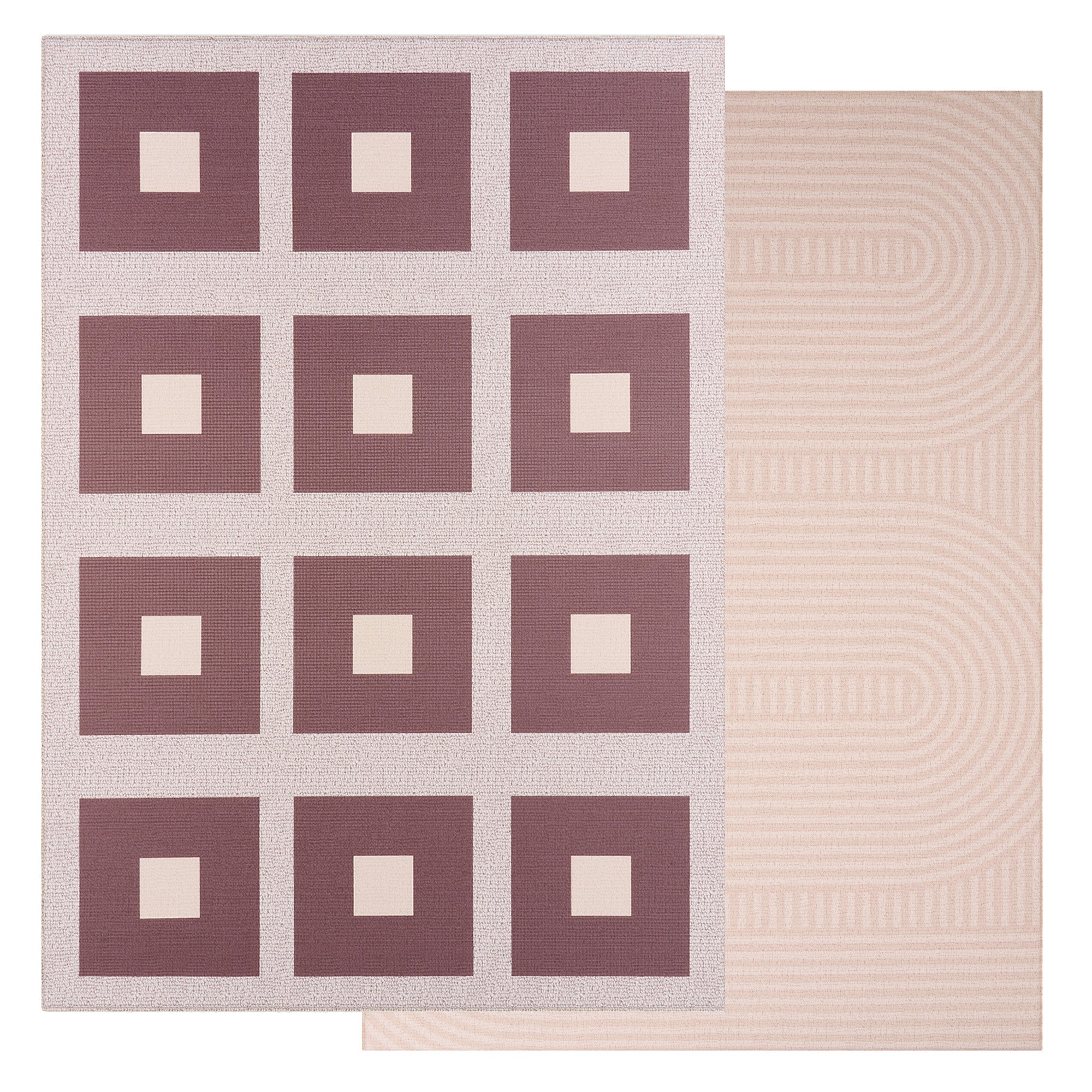 Large Foam Play Mat - Berry Check/Arch