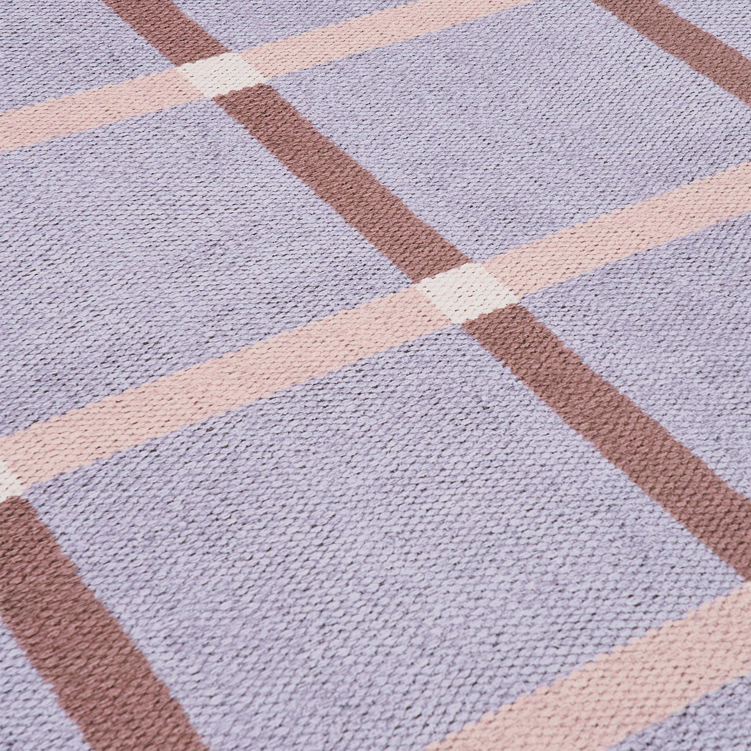 Large Foam Play Mat - Chambray Plaid/Loop