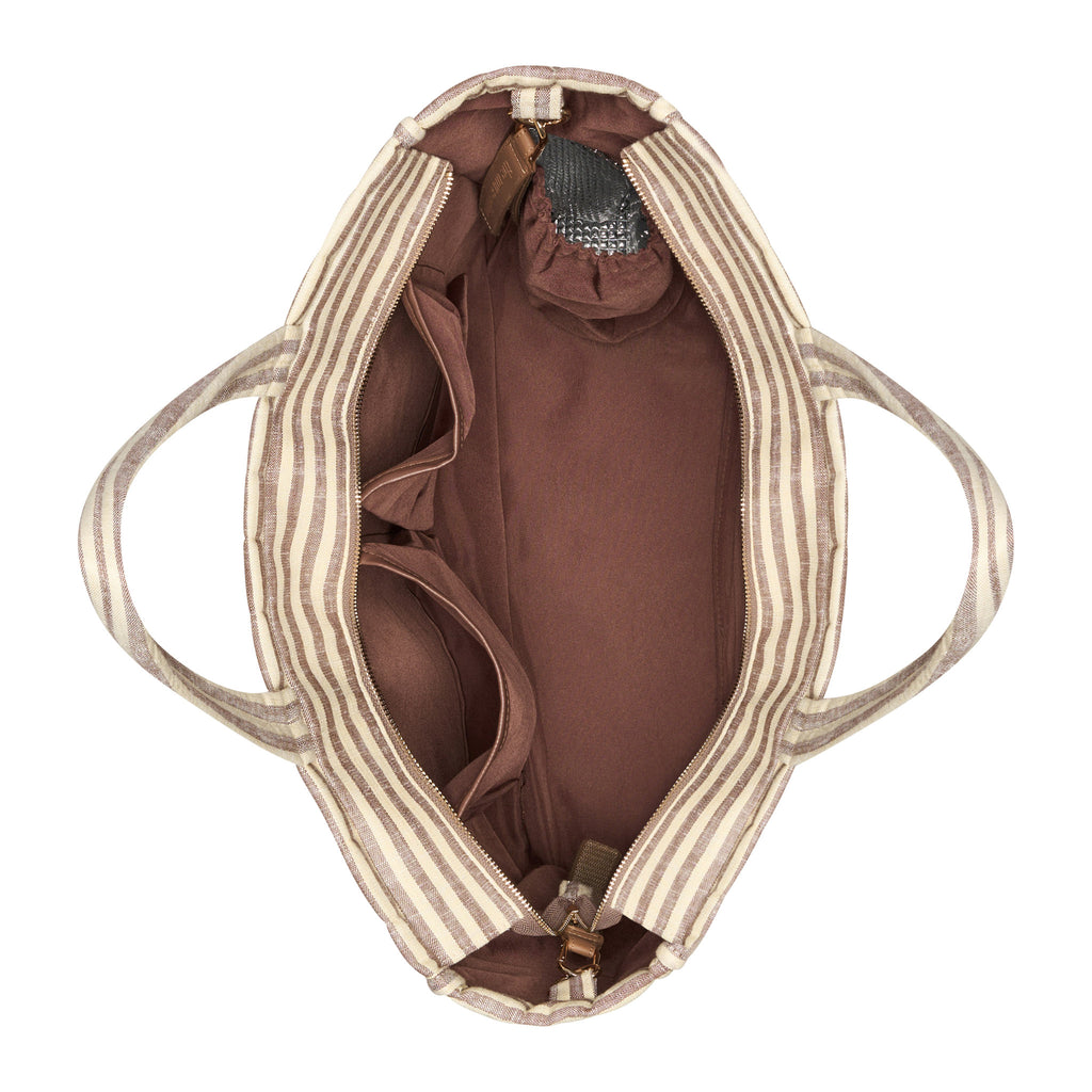Lemon Sorbet Stripe Muse Baby Bag
