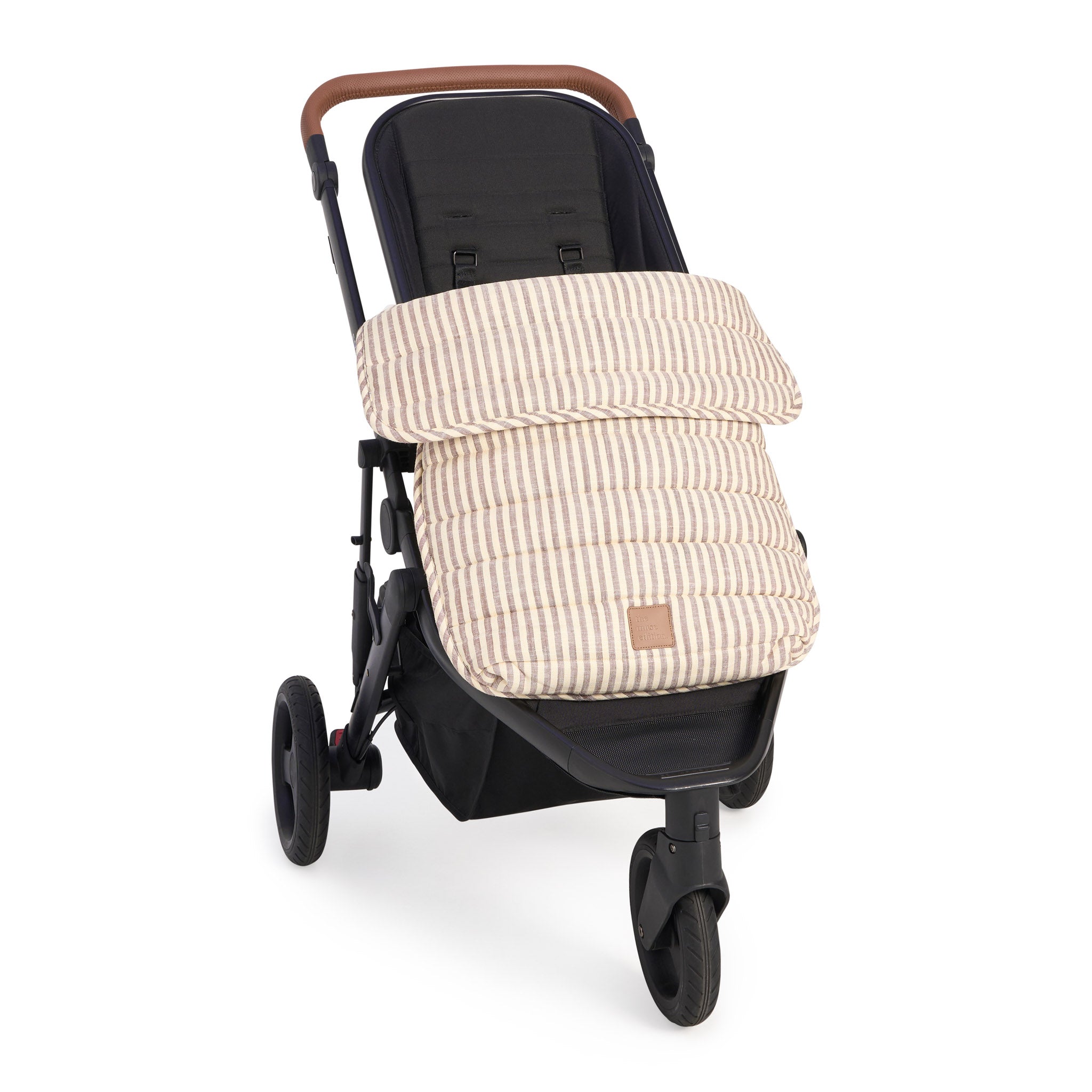 Lemon Sorbet Stripe Linen Pram Cosy