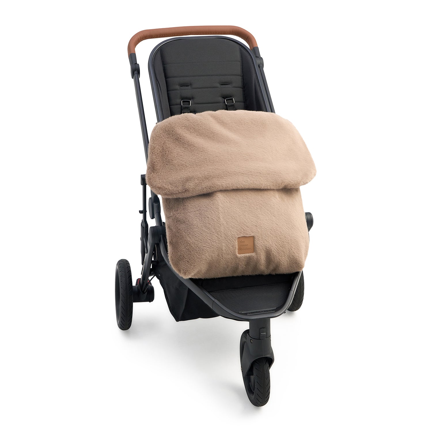 Mink Faux Fur Winter Pram Cosy Insert