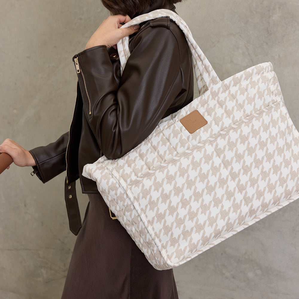 Houndstooth Muse Baby Bag