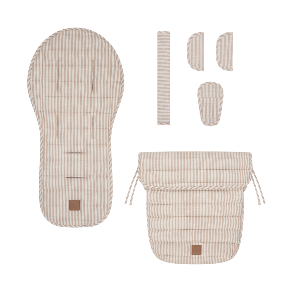 Natural Stripe Pram Bundle